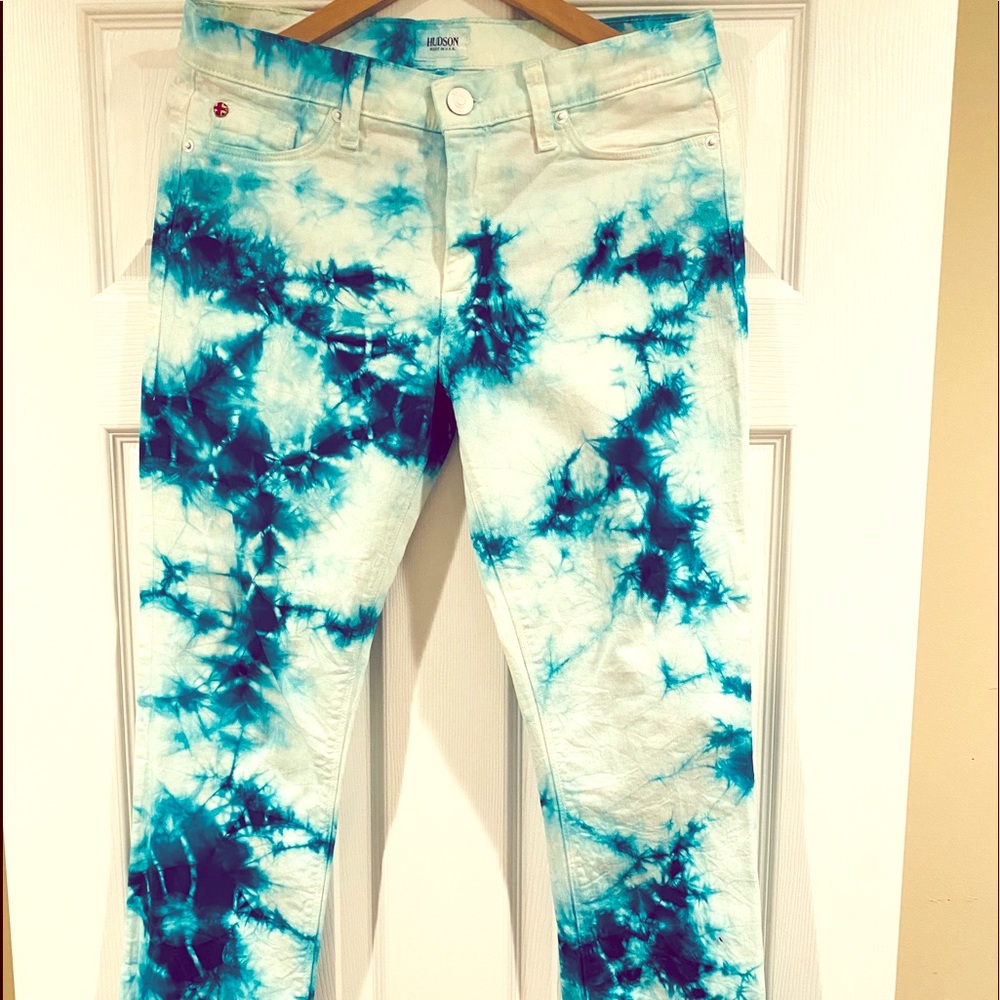 Hudson tie dye jeans